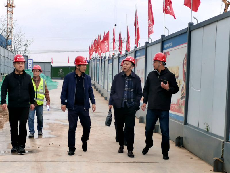 建工控股黨委委員、紀(jì)委書(shū)記、監(jiān)察專(zhuān)員王汪苗到桃花科創(chuàng)產(chǎn)業(yè)園項(xiàng)目調(diào)研督導(dǎo)工作3