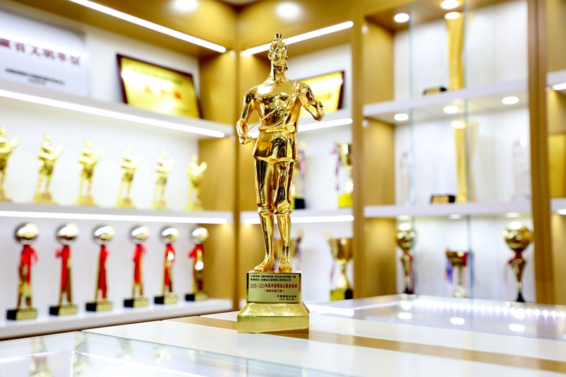 喜訊！公司捧回兩座“小金人”